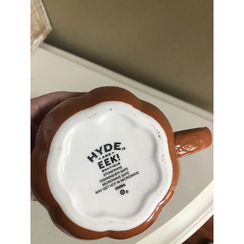 HALLOWEEN STONEWARE MINI PUMPKIN FIGURAL MUG - HYDE & EEK BOUTIQUE - TARGET